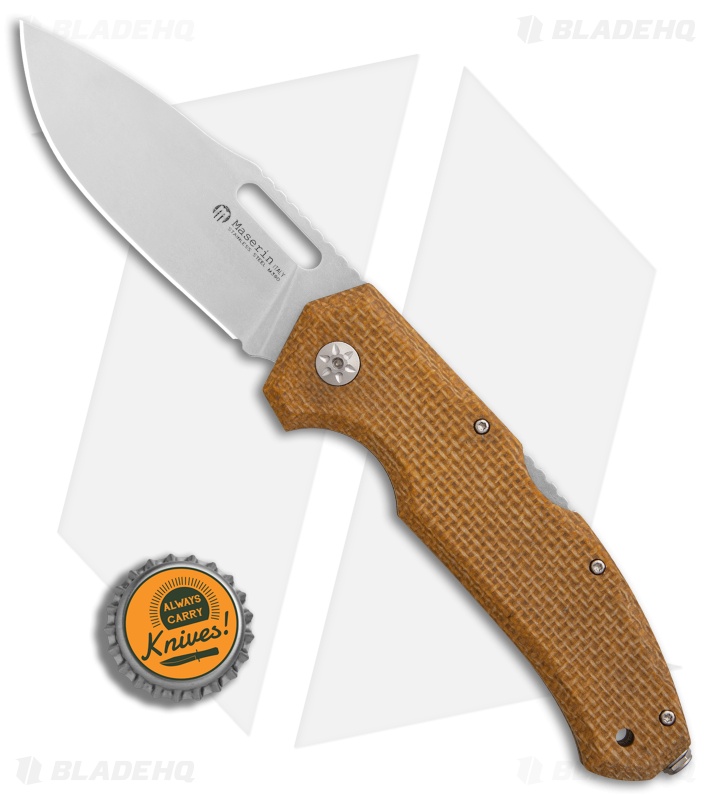 Maserin Nimrod | Lockback Knife | Desert Canvas Micarta