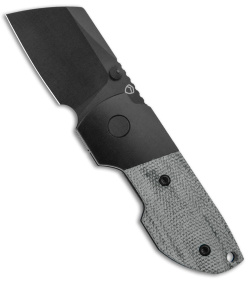 Matsey Striga Bolster Lock Knife DLC Titanium Black Micarta (2" DLC)