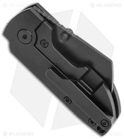 Matsey Striga Frame Lock Knife DLC Black Titanium (2" DLC Black)