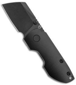 Matsey Striga Frame Lock Knife DLC Black Titanium (2" DLC Black)