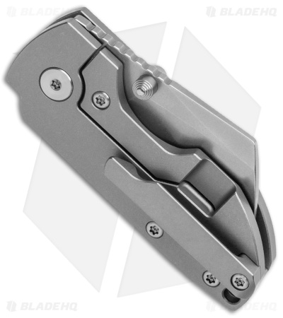 Matsey Striga Frame Lock Knife Stonewashed Titanium (2" SW)