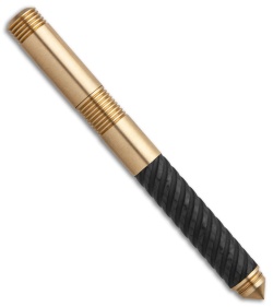 Matthew Martin Tactical 500 Series Pen (Machined CF/Brass) 500BCF-S