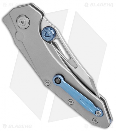 Maxace Babylon Plunge Lock Knife Titanium (3.375" Stain M390)