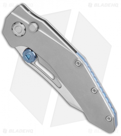 Maxace Babylon Plunge Lock Knife Titanium (3.375" Stain M390)