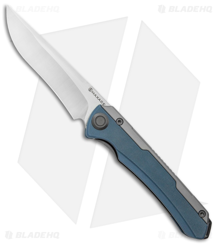 Maxace Kestrel Frame Lock Knife Gray G-10 (3.75" Satin)