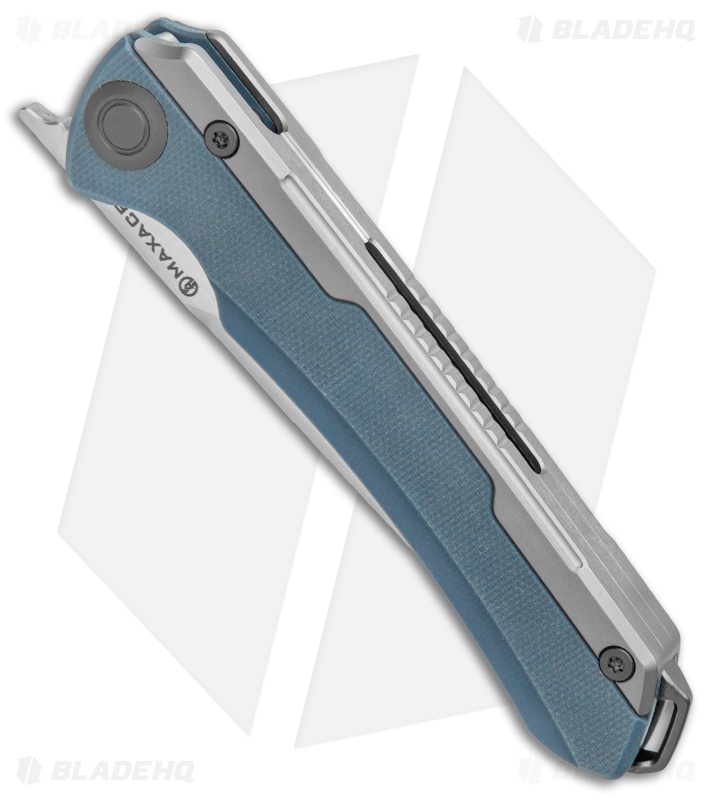 Maxace Kestrel Frame Lock Knife Gray G-10 (3.75