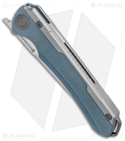 Maxace Kestrel Frame Lock Knife Gray G-10 (3.75" Satin)