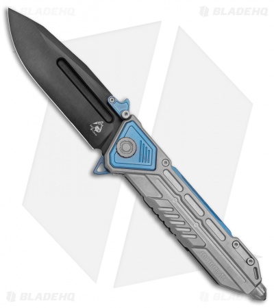 Maxace Midnight Mammoth Frame Lock Knife Titanium (4.4" Black)