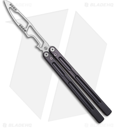 Maxace Phantom Balisong Knife Gray Alum (4.3