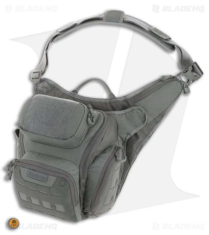 Maxpedition AGR WOLFSPUR 2.0 Crossbody Bag | Gray - Blade HQ
