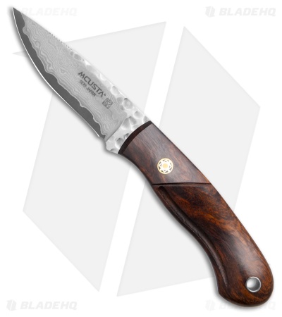 Mcusta MC-231DI Mike Irie Sport 100 Fixed Blade Knife Ironwood (3" Damascus)