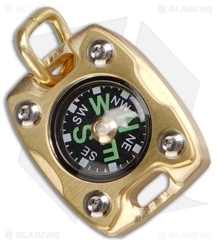 MecArmy Compass Keychain Brass