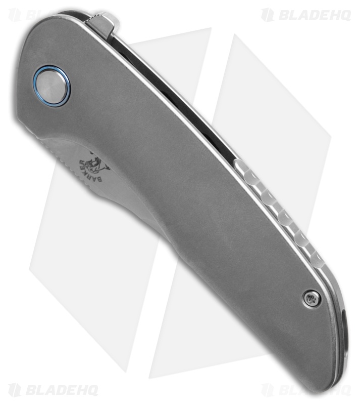 Mechforce + Barker Collab Hokkaido Frame Lock Knife Standard Titanium (3.8" SW)
