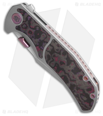 Mechforce + Jim Skelton Collab Hellraiser Frame Lock Knife Purple Haze (3.8" SW)