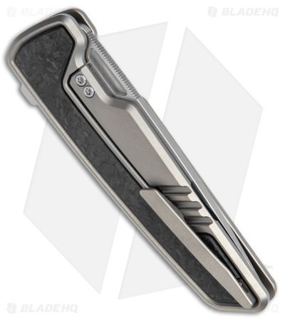 Mechforce M1 Frame Lock Folding Knife Carbon Fiber (3.5" Stonewash)