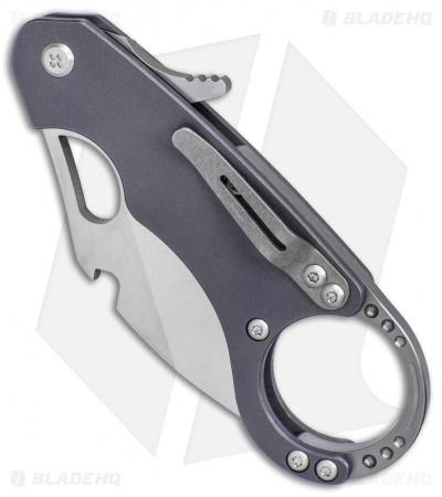 Medford Burung Frame Lock Knife w/ Bottle Opener Violet Ti (3.2" SW) MKT