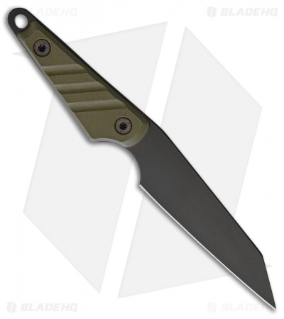 Medford UDT-1 Fixed Blade Knife OD Green G-10 (3.5" Black PVD)