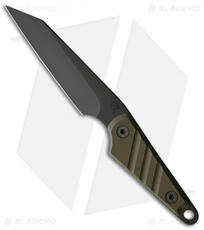 Medford UDT-1 Fixed Blade Knife OD Green G-10 (3.5" Black PVD)