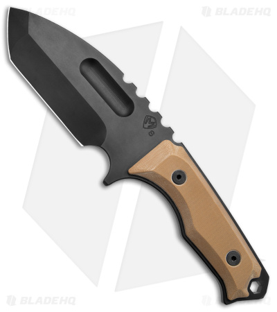 Medford Emperor Fixed Blade Praetorian Style Coyote Brown G-10 (4.75 Blk)