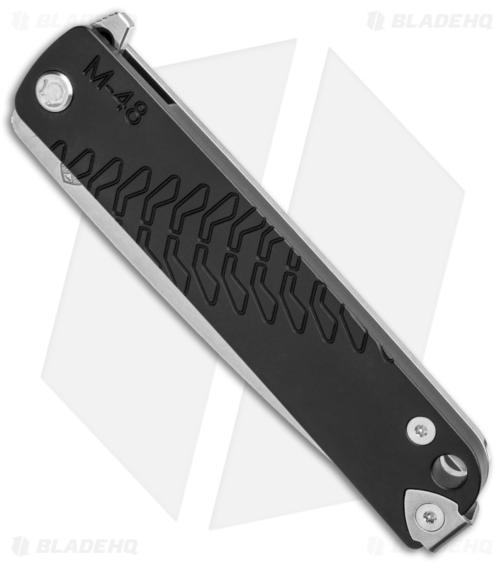 Medford M-48 Hybrid Frame Lock Knife Ti/Black Aluminum (3.9" Satin)