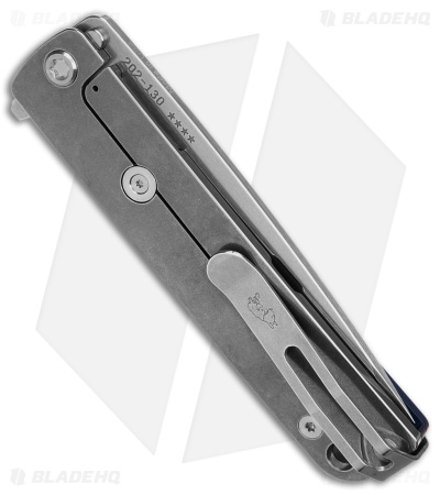 Medford M-48 Hybrid Frame Lock Knife Ti/Blue Aluminum(3.9" Satin)