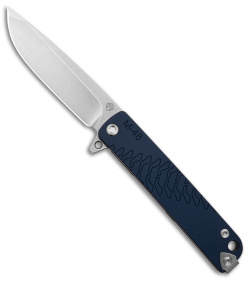 Medford M-48 Hybrid Frame Lock Knife Ti/Blue Aluminum(3.9" Satin)