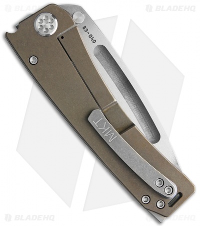 Medford Marauder-H Tanto Frame Lock Knife Bronze Anodized Ti (3.75" SW S35VN) 