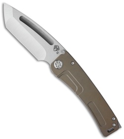 Medford Marauder-H Tanto Frame Lock Knife Bronze Anodized Ti (3.75" SW S35VN) 