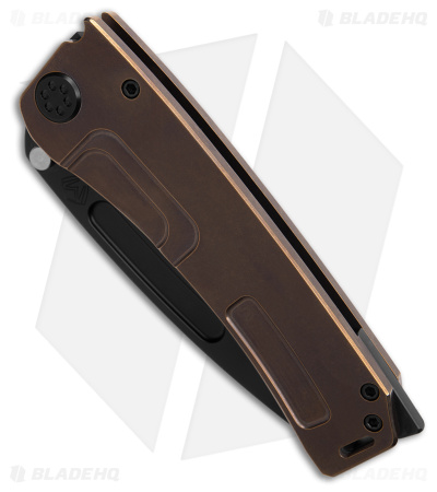 Medford Marauder-H CPM 3V Frame Lock Knife Bronze Titanium  (4.2" Black)