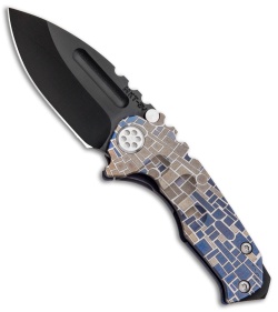 Medford Micro Praetorian T Custom Mosaic Blue Ti (2.875" Black 3V) MKT