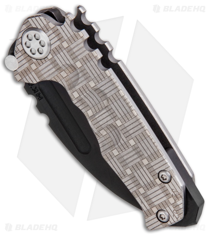 Medford Micro Praetorian Custom T FLW Pattern w/ Blue Clip (2.9" Black 3V) MKT