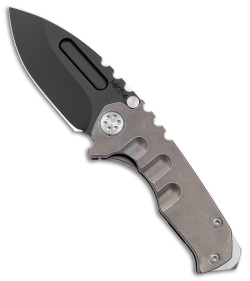 Medford Micro Praetorian T Frame Lock Knife Titanium (2.75" Tumbled PVD) 