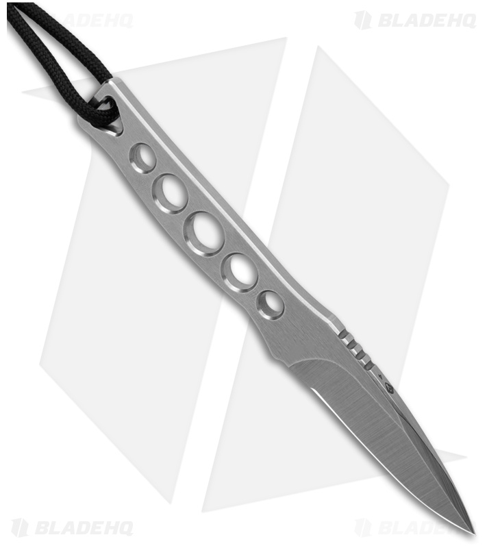 Medford Necromancer Fixed Blade Neck Knife Skeleton (2.5" Tumbled)