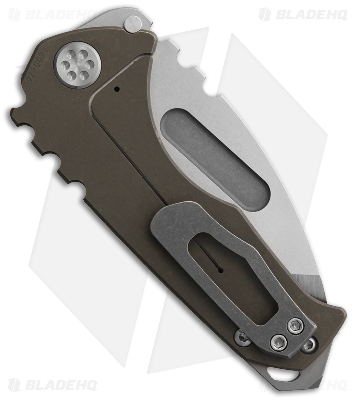 Medford Praetorian Genesis T Tanto Frame Lock Knife Bronze Ti (3.4" Satin S35VN)