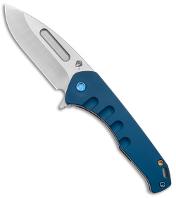 Medford Praetorian Swift FL Flipper Frame Lock Knife Blue Aluminum (3.3" Tumble)