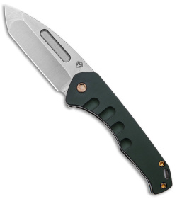 Medford Praetorian Swift FL Tanto Frame Lock Knife Green Aluminum (3.3" Tumbled)