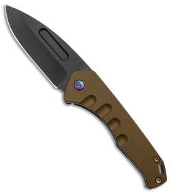 Medford Praetorian Swift FL Frame Lock Knife Yellow Aluminum (3.3" Black)