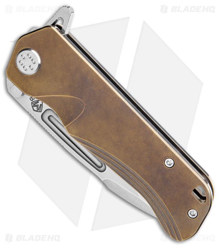 Medford Proxima Frame Lock Knife | Bronze Ti - Blade HQ