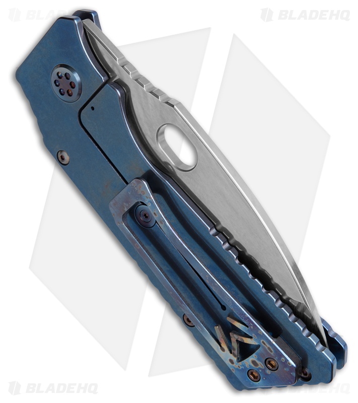F1 11年T.グロック V.ペトロフ A.スーティル Medford TFF-1 Frame Lock Knife Blue Titanium Tumbled