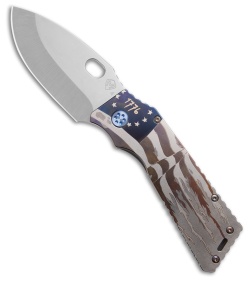 Medford TFF-1 Frame Lock Knife Blue Titanium Tumbled