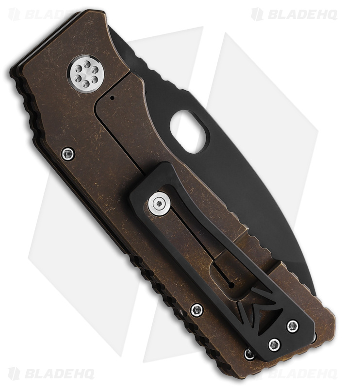 Medford TFF-H Frame Lock Knife Bronze Ti (Black) - Blade HQ