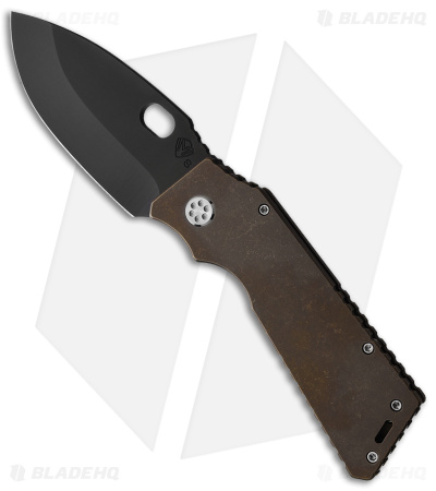 Medford TFF-H Frame Lock Knife Bronze Ti (Black) - Blade HQ