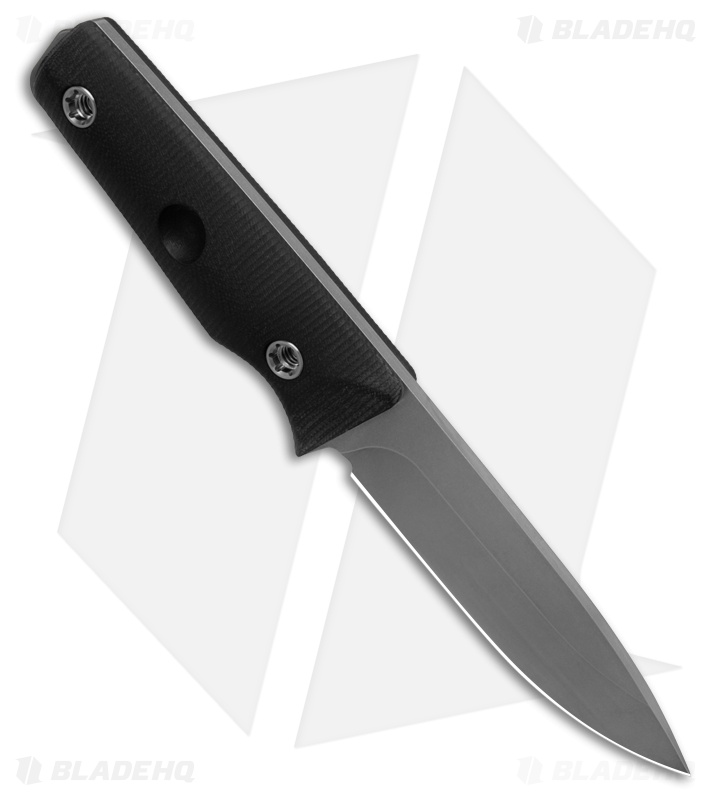 Medford The San Fixed Blade Knife Black G-10 (4.25" Stonewash)