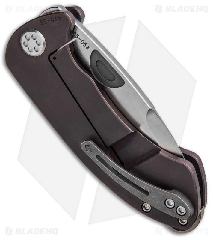 Medford Custom Theseus Frame Lock Knife Violet Sculpt (3.6" Satin) MKT