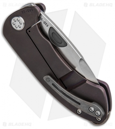 Medford Custom Theseus Frame Lock Knife Violet Sculpt (3.6" Satin) MKT