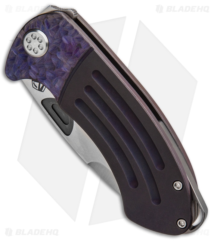 Medford Custom Theseus Frame Lock Knife Violet Sculpt (3.6" Satin) MKT