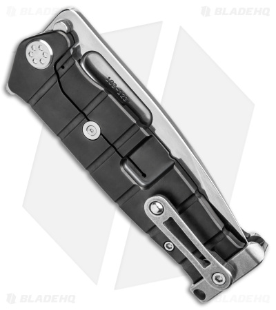 Medford USMC FF Frame Lock Flipper Knife Black Titanium (4.25" Satin)