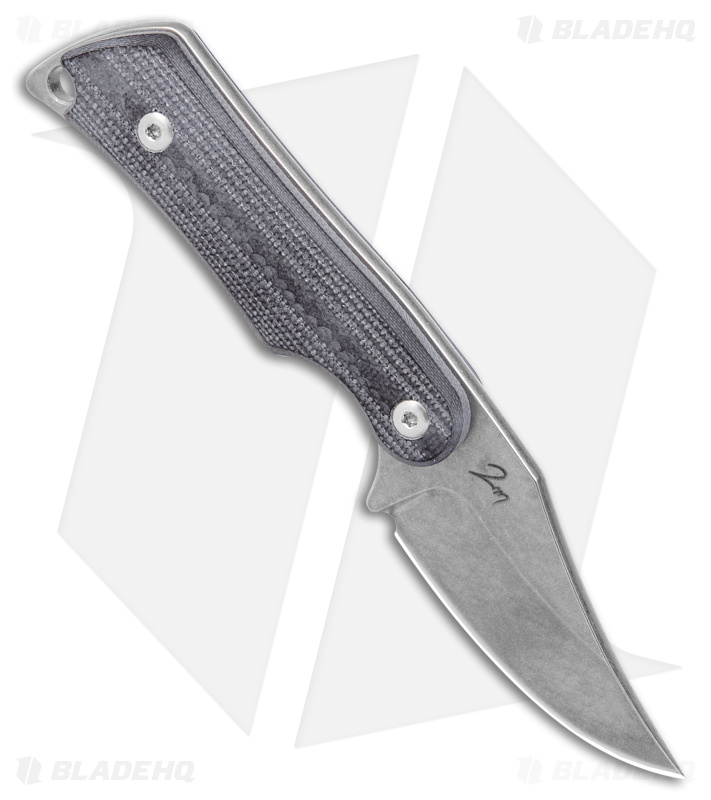 Mercury Kali Clip Point Mini Fixed Blade Knife Black G10 (2.25" SW)