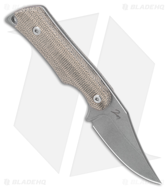 Mercury Kali Clip Point Mini Fixed Blade Knife Green Micarta (2.25" SW)