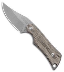 Mercury Kali Clip Point Mini Fixed Blade Knife Green Micarta (2.25" SW)